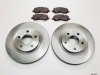 2 x Front Brake Discs & Brake Pads for Avenger / Sebring 2007-2014  BRK/JS/007A